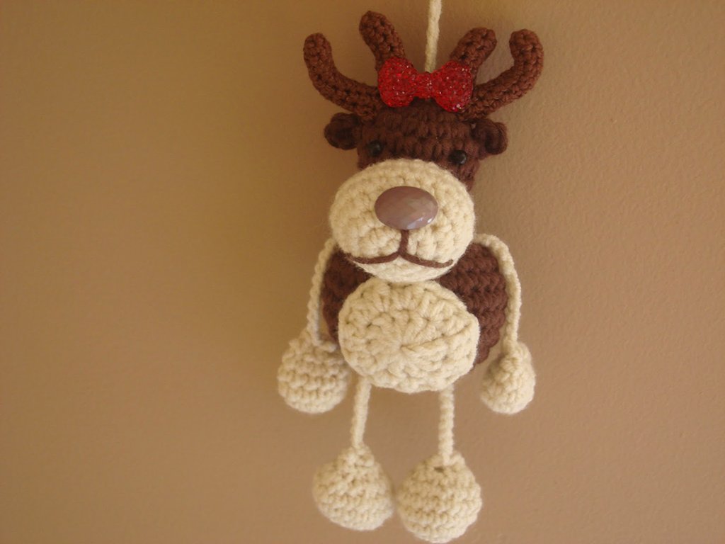Patrón gratis amigurumi de reno navideño - amigurumis y más