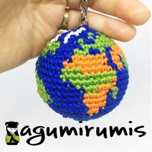 Kit para Tejer el Llavero de la Bola del Mundo