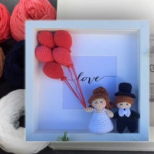 Kit Amigurumi para Tejer el Cuadro de Novios