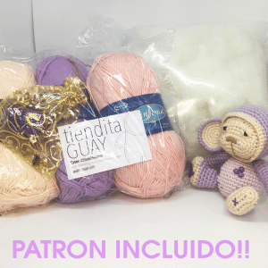 Kit Amigurumi + Patrón de Modesto el monito