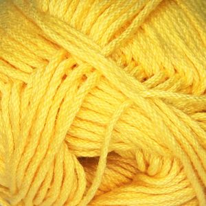 Color Amarillo Vivo 830 Ovillo de 100 gramos de algodón mercerizado Sinfonía de Omega