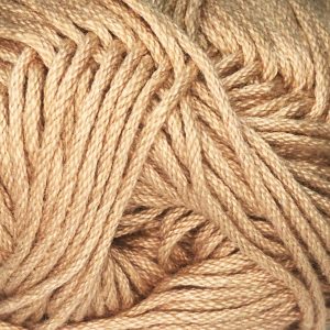 Color Camello 863 Ovillo de 100 gramos de algodón mercerizado Sinfonía de Omega