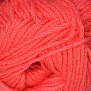Color Coral 883 Ovillo de 100 gramos de algodón mercerizado Sinfonía de Omega