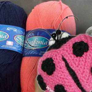 Kit Amigurumi para tejer a 2 Mariquitas Guarda Dientes