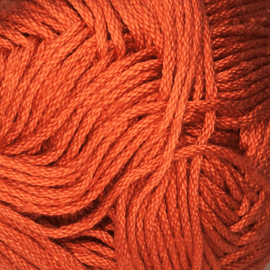 Color Ladrillo 805 Ovillo de 100 gramos de algodón mercerizado Sinfonía de Omega