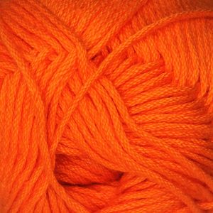Color Mandarina 821 Ovillo de 100 gramos de algodón mercerizado Sinfonía de Omega