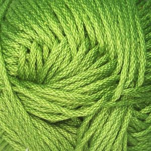 Color Verde Hoja 840 Ovillo de 100 gramos de algodón mercerizado Sinfonía de Omega