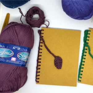 Kit Libreta con el lomo tejido Medida din-A6 (un cuarto de folio)