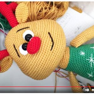 Kit amigurumi para tejer AL RENO NAVIDEÑO 2021